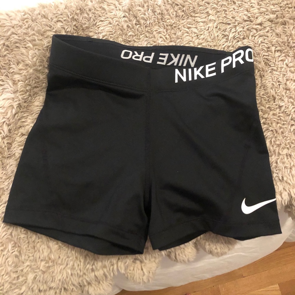 !NWOT! Nike Pro Black Spandex Shorts